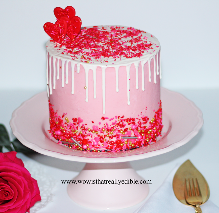 How to add Sprinkles to a cake - Wow! Is that really edible ...